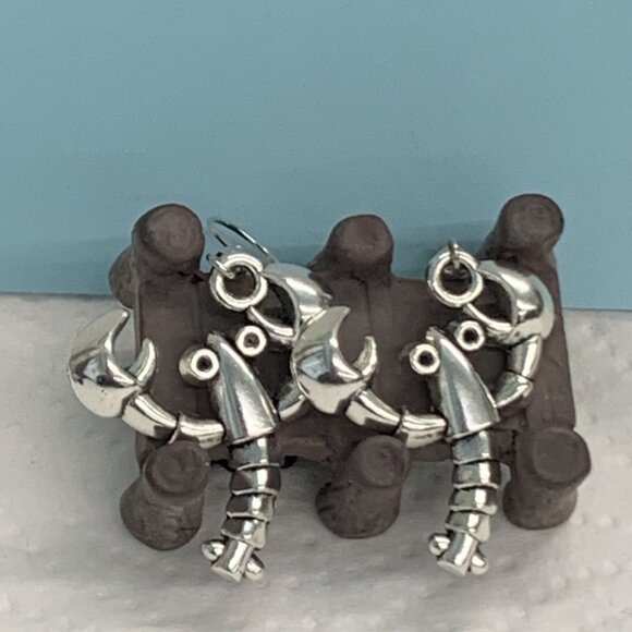 Lobster Earring, Crab Earring, Seafood Earring, Nautical Earring, Gift Idea - Picture 5 of 6